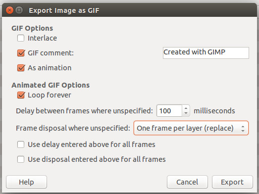 How do I add text to an animated .gif in gimp? - Ask Ubuntu